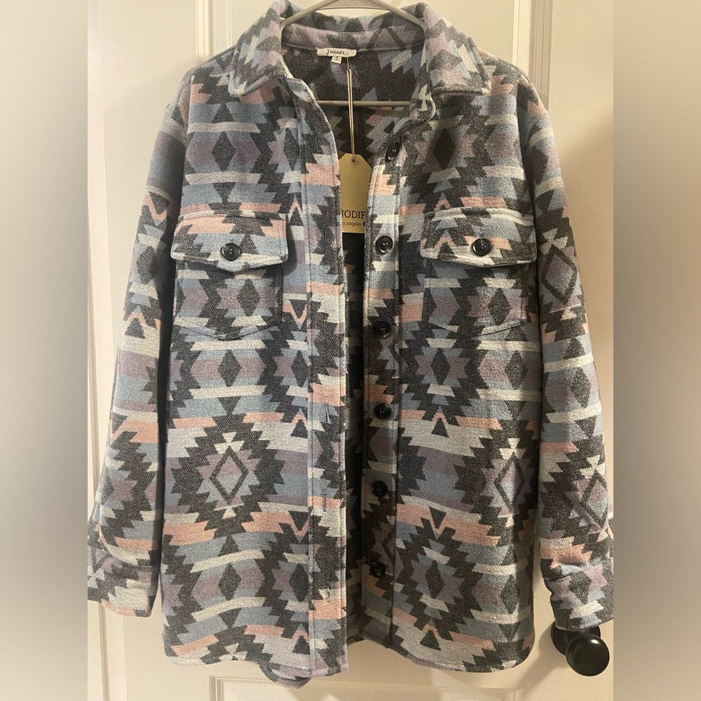 Aztec Pastel Shacket